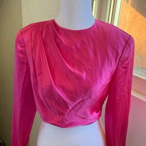 Cinq à Sept Vibrant Pink Blouse